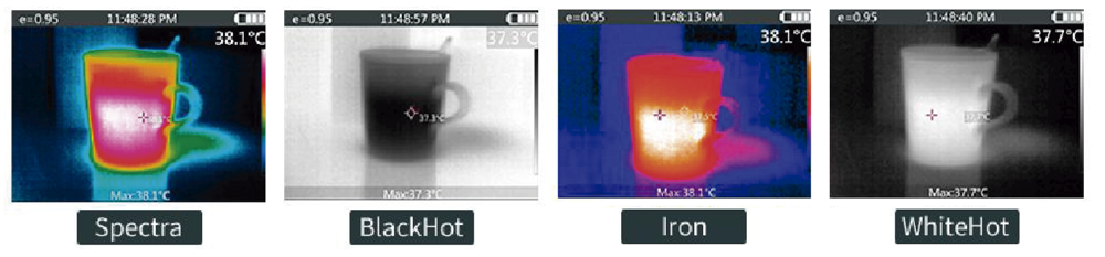 ATB9 - Distintas paletas para las termografías